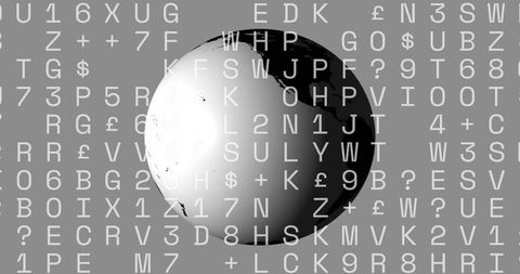 Global finance concept with currency symbols and globe