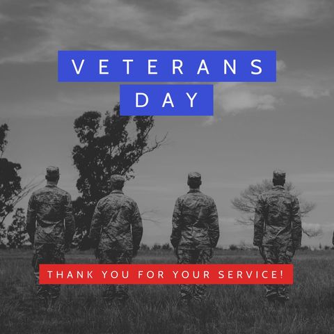 honoring veterans day with standing soldiers in field - Download Free Stock Templates Pikwizard.com