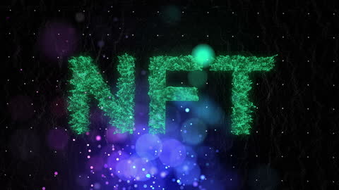 Creative NFT Animation with Digital Light Effects