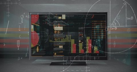 Classroom Learning Display with Colorful Data Visualizations - Download Free Stock Images Pikwizard.com