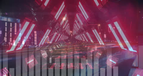 Futuristic Financial Analysis with Dynamic Data Visuals