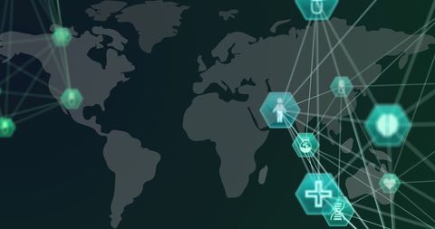 Global Medical Network and Digital Healthcare Connections - Download Free Stock Images Pikwizard.com