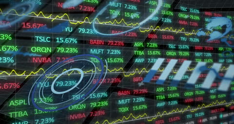 Dynamic Financial Data Animation with Real-Time Statistics