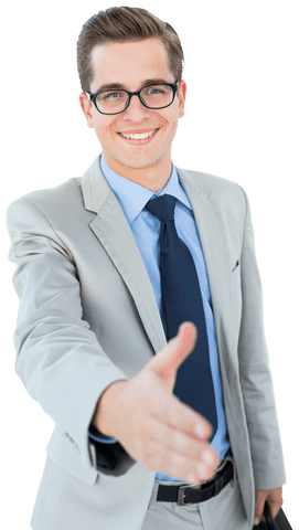 Transparent Business Professional Offering Handshake - Download Free Stock Videos Pikwizard.com