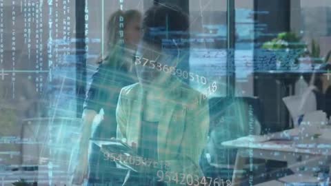 Business Team Utilizing Innovative Digital Technology