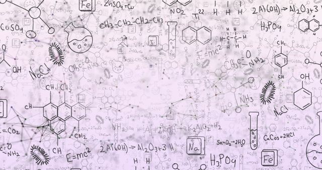 Complex Chemistry Formulas on Whiteboard in Educational Context - Download Free Stock Images Pikwizard.com