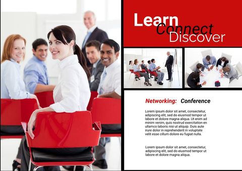 Networking and Connections at Corporate Conference - Download Free Stock Templates Pikwizard.com