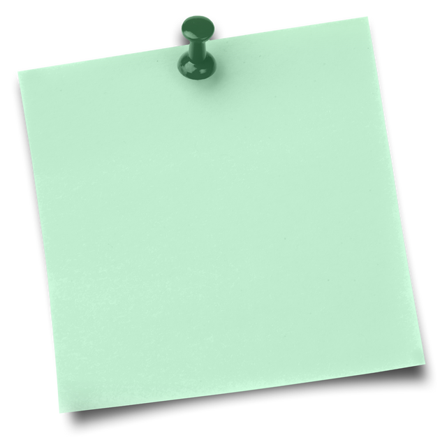 Transparent Green Adhesive Note with Thumbtack Isolated on White Background - Download Free Stock Videos Pikwizard.com