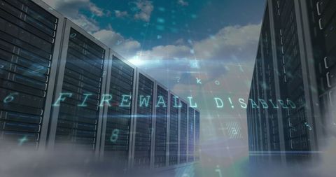 Cyber Attack Warning on Data Center Servers - Download Free Stock Images Pikwizard.com