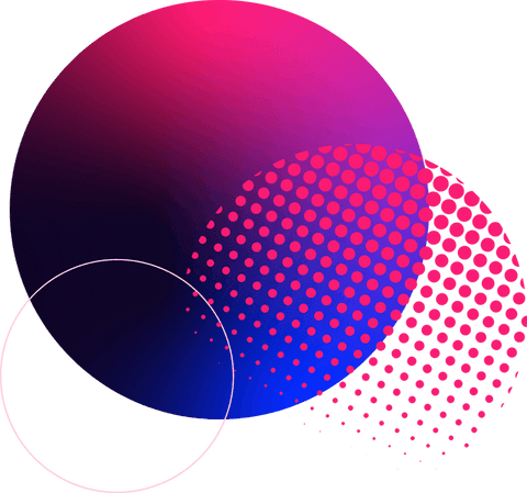 abstract gradient and halftone circles on transparent canvas - Download Free Stock Videos Pikwizard.com
