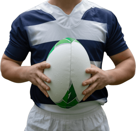 Rugby Player Holding Ball Isolated Transparent Background - Download Free Stock Videos Pikwizard.com