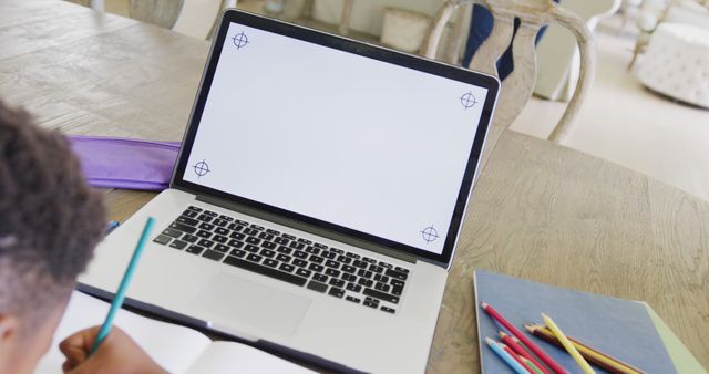 Student studying with laptop at home - Download Free Stock Images Pikwizard.com