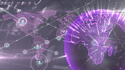 Digital Globe with Network Connections and Holographic Interface