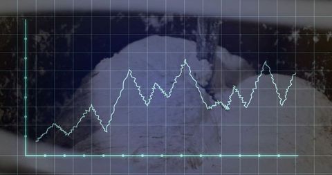 Line Graph Overlay in Laboratory Reflecting Data Analysis Innovation