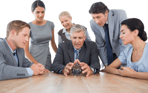 focused professionals analyzing piggybank reflecting business goals - Download Free Stock Videos Pikwizard.com