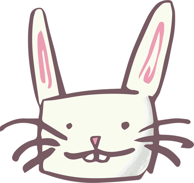 Smiling Bunny Illustration Vector on Transparent Background - Download Free Stock Videos Pikwizard.com