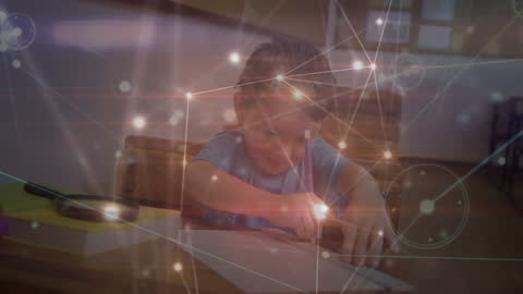 Schoolboy Learning with Digital Network Overlay