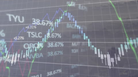 Trade Show Graphs and Digital Financial Analysis