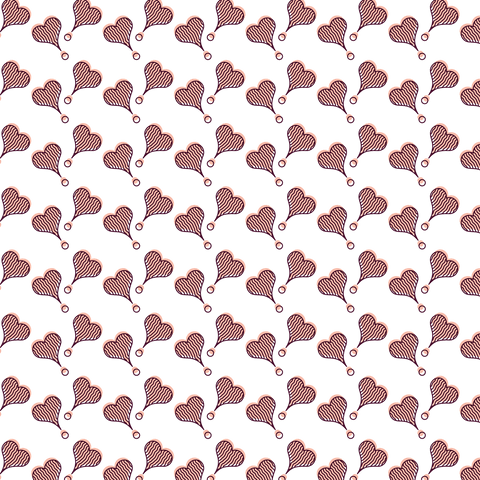 seamless transparent hearts and pearls pattern on black background - Download Free Stock Videos Pikwizard.com