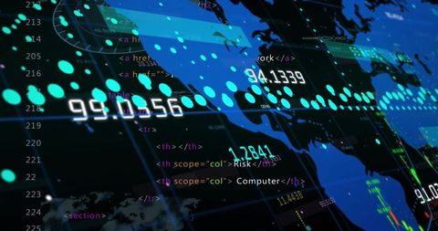 Digital World of Data Analytics with HTML Snippets
