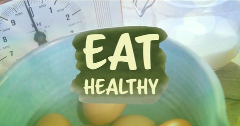 Encouraging Eating Healthy with Natural Ingredients - Download Free Stock Images Pikwizard.com