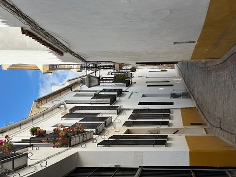 Charming narrow street in andalusian village