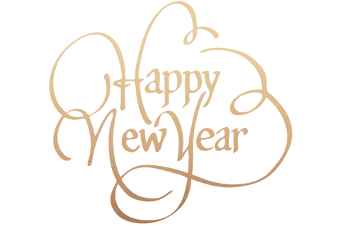 Elegant Happy New Year Text on Transparent Background - Download Free Stock Videos Pikwizard.com