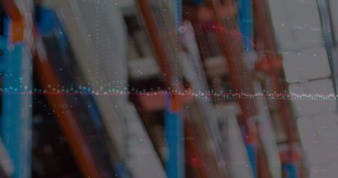 Data Processing Integrating with Empty Warehouse Logistics - Download Free Stock Images Pikwizard.com