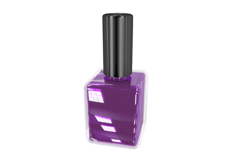 purple nail polish bottle on transparent background - Download Free Stock Videos Pikwizard.com