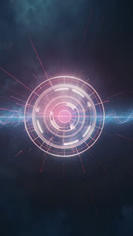 Powering Holographic Core Pulsing Rings and Waveform in Cosmic Nebula Vertical Loop