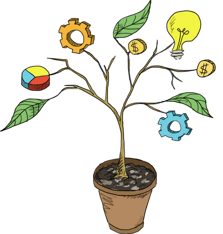 transparent business growth tree with workflow icons illustration - Download Free Stock Videos Pikwizard.com