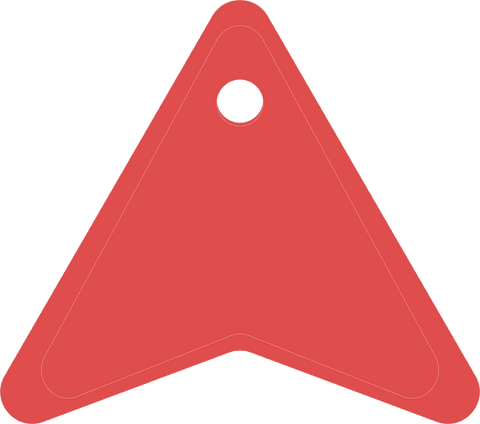 red triangle gift label with hole on transparent background vector - Download Free Stock Videos Pikwizard.com