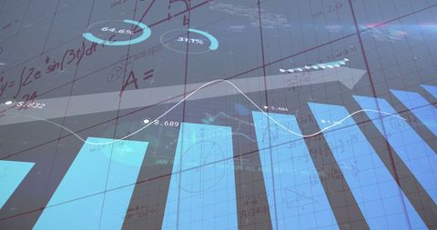 Futuristic Financial Analytics and Education Background - Download Free Stock Images Pikwizard.com