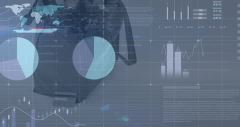 Abstract Animation of Business Data in Empty Office