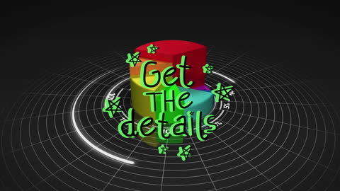 Animated Data Visualization with Engaging Text Overlay