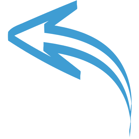 Blue Curved Arrow on Transparent Background Isolated Vector - Download Free Stock Videos Pikwizard.com