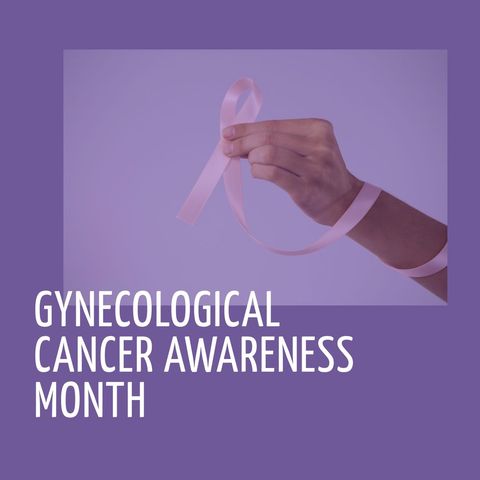 Gynecological Cancer Awareness with Pink Ribbon - Download Free Stock Templates Pikwizard.com