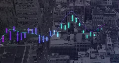 Digital Interface Visualizing City Financial Data Dynamics