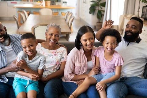 Diverse Multigenerational Family Enjoying Quality Time Together