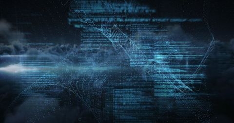 Digital Security Lock with Cloud Computing Background - Download Free Stock Images Pikwizard.com