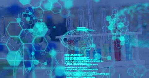 Abstract Medical Data Visualization with Brain and Molecule Graphics