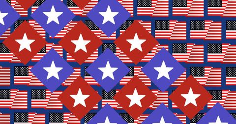 Patriotic Star Pattern Celebrating President's Day - Download Free Stock Images Pikwizard.com