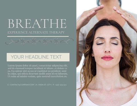 Serene Woman Experiencing Therapeutic Relaxation Session - Download Free Stock Templates Pikwizard.com