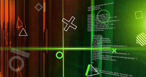 Digitally Generated Data Processing in Server Room Background - Download Free Stock Images Pikwizard.com