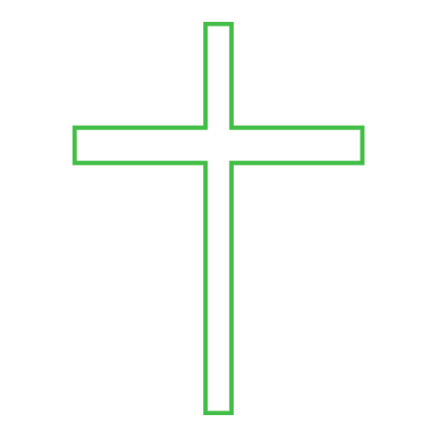 transparent green cross icon representing faith - Download Free Stock Videos Pikwizard.com