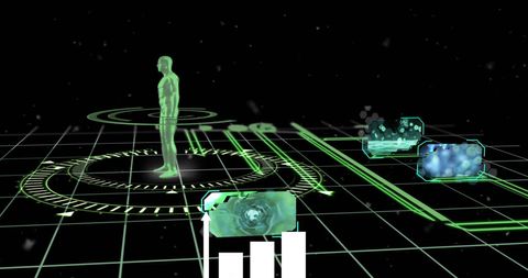 Futuristic Medical Research with Virtual Body Display