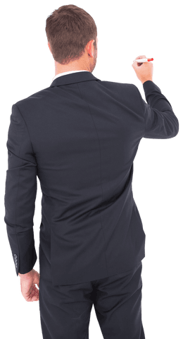 Transparent Business Professional Writing Concept Idea