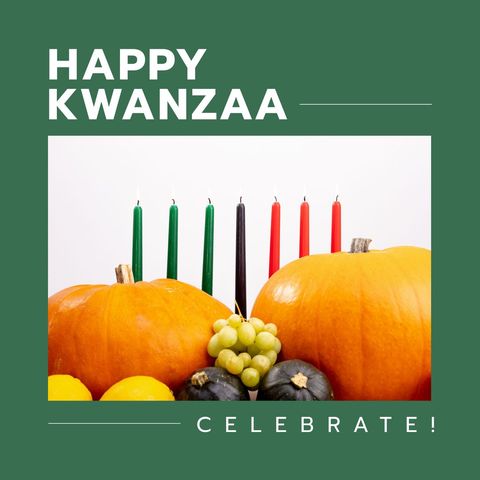 kwanzaa celebration with candles and harvest decorations - Download Free Stock Templates Pikwizard.com