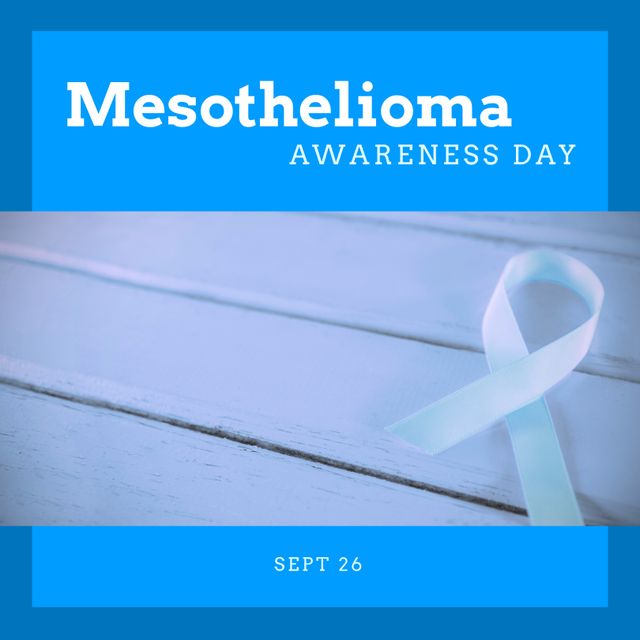 Ideal for promoting Mesothelioma Awareness Day on social media, websites, and health organization newsletters. Can be used in physical posters for events or community health campaigns to raise awareness about mesothelioma and its effects.