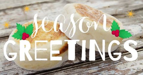 Festive Autumn Greetings with English Muffins Delight